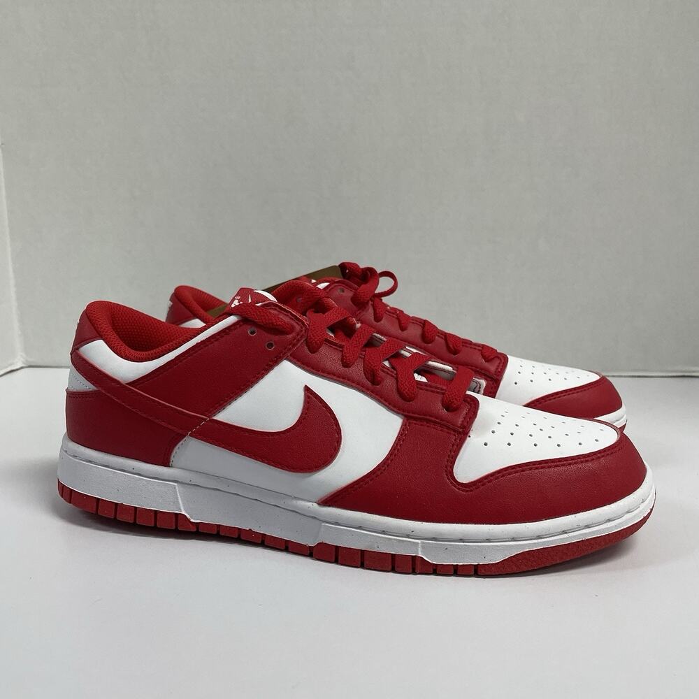 Nike Dunk Low Next Nature St. John's DD1873 116 Size 7 Women Red White Low Top